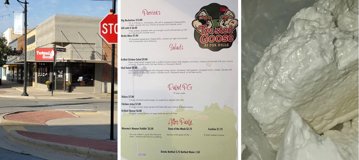 Twisted Goose Menu